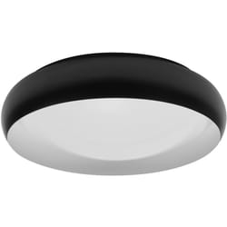 Ledvance - orbis Livia con anello in metallo, bianco e nero, 24W, 1500lm, 3000K, 430mm, 830 bianco caldo amichevole, dimmerabile in 3 livelli con un