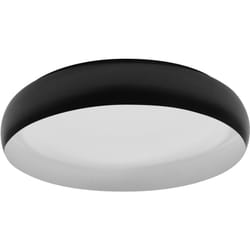 Ledvance - orbis Livia con anello in metallo, bianco e nero, 36W, 2400lm, 3000K, 520mm, 830 bianco caldo amichevole, dimmerabile in 3 livelli con un