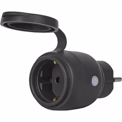 Spina esterna compatta con presa intelligente e contatore di energia per controllare dispositivi non intelligenti con tecnolo ...