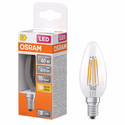 Osram 4099854467776 lampada LED Bianco caldo 2700 K 3,4 W E14 D - Vista aggiuntiva 5