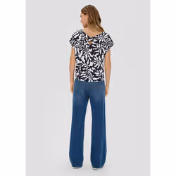 s.Oliver 2142305.59A1.34 camicia e top Camicetta Manica corta Viscosa - Vista aggiuntiva 4