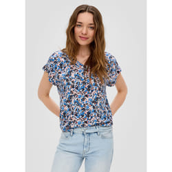 s.Oliver 2142305.59A4.40 camicia e top Camicetta Manica corta Viscosa
