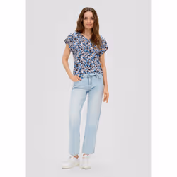 s.Oliver 2142305.59A4.40 camicia e top Camicetta Manica corta Viscosa - Vista aggiuntiva 2
