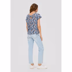 s.Oliver 2142305.59A4.40 camicia e top Camicetta Manica corta Viscosa - Vista aggiuntiva 4