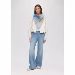 s.Oliver 2161447.50N9.ONESIZE Sciarpa Blu - Vista aggiuntiva 2