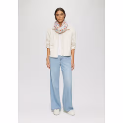 s.Oliver 2164446.02A9.ONESIZE Sciarpa Crema - Vista aggiuntiva 2