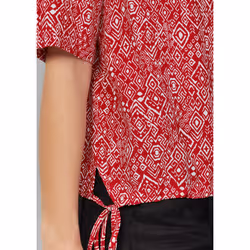 s.Oliver 2166511.35B0.38 camicia e top Camicetta Manica corta Viscosa - Vista aggiuntiva 5