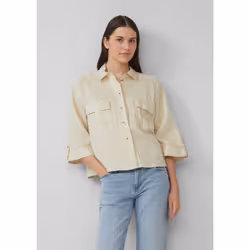 s.Oliver 2165742.0750.46 camicia e top Manica a 3/4 Lino - Vista aggiuntiva 6