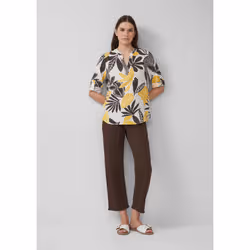 s.Oliver 2165744.02A0.32 camicia e top Camicetta Manica a 3/4 Lino - Vista aggiuntiva 2