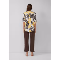 s.Oliver 2165744.02A0.34 camicia e top Camicetta Manica a 3/4 Lino - Vista aggiuntiva 4