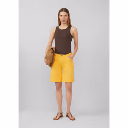 s.Oliver 2165973.13Z8.32 Pantaloncino Bermuda Femmina Giallo - Vista aggiuntiva 2
