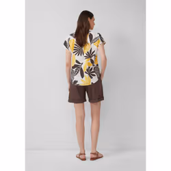 s.Oliver 2165750.02A0.40 camicia e top Camicetta Senza maniche Lino - Vista aggiuntiva 4