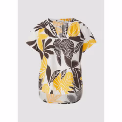 s.Oliver 2165750.02A0.46 camicia e top Camicetta Senza maniche Lino - Vista aggiuntiva 3