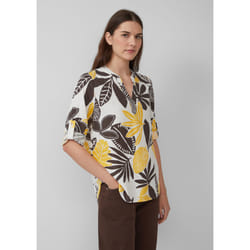 s.Oliver 2165744.02A0.38 camicia e top Camicetta Manica a 3/4 Lino