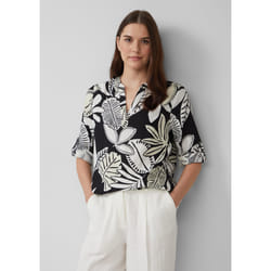 s.Oliver 2165744.99A0.40 camicia e top Camicetta Manica a 3/4 Lino