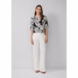 s.Oliver 2165744.99A0.40 camicia e top Camicetta Manica a 3/4 Lino - Vista aggiuntiva 2