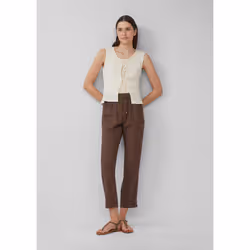 s.Oliver 2165633.8828.48 Pantalone Marrone - Vista aggiuntiva 2