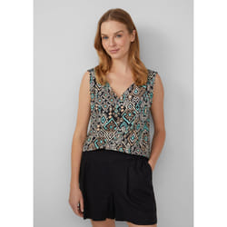 s.Oliver 2165764.99A2.34 camicia e top Camicetta Senza maniche Viscosa