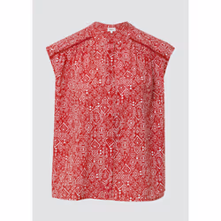 s.Oliver 2165763.35B0.42 camicia e top Camicetta Senza maniche Cotone - Vista aggiuntiva 3