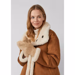 s.Oliver 2172835.8401.ONESIZE Guanto Guanti Femmina Beige - Vista aggiuntiva 2