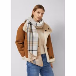 s.Oliver 2173342.84N7.ONESIZE Sciarpa Beige - Vista aggiuntiva 3