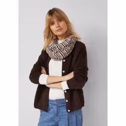 s.Oliver 2173402.84G3.ONESIZE Sciarpa Marrone - Vista aggiuntiva 3