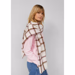 s.Oliver 2173399.02N0.ONESIZE Sciarpa Crema - Vista aggiuntiva 3