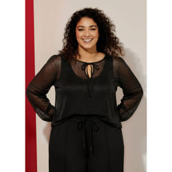 s.Oliver 2177907.9999.52 camicia e top Camicetta Manica lunga Poliammide