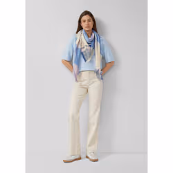 s.Oliver 2176690.51N9.ONESIZE Sciarpa Blu - Vista aggiuntiva 2