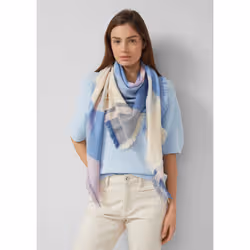 s.Oliver 2176690.51N9.ONESIZE Sciarpa Blu - Vista aggiuntiva 3