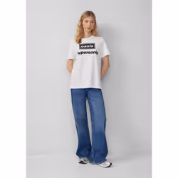 s.Oliver 2175172.01D1.S camicia e top Maglietta Girocollo Manica corta Cotone - Vista aggiuntiva 2
