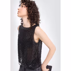 s.Oliver 2174131.9999.42 camicia e top Maglietta Senza maniche Poliestere - Vista aggiuntiva 5