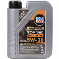 LIQUI MOLY lubrificante auto ricambio e manutenzione lubrificante auto ricambio e manutenzione Olio motore Top Tec 4200 5W-30 ...