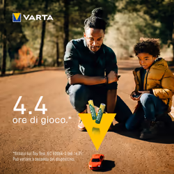 Varta Recharge Accu Power AAA 1000 mAh Blister da 4 (Batteria NiMH Accu Precaricata, Micro, ricaricabile, pronta all'uso) - Vista aggiuntiva 7