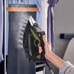 Rowenta DW6330 Eco Intelligence Ferro da stiro a secco e a vapore Microsteam 400 HD soleplate 2500 W Nero, Verde - Vista aggiuntiva 4