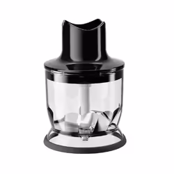 Braun MQ 20, Ciotola tritatutto per frullatore, 0,35 L, Acciaio inox, Nero, MultiQuick 3 / MultiQuick 3 Vario / MultiQuick 5 ...