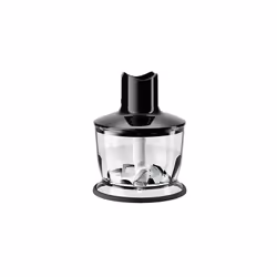 Braun MQ 30, Ciotola tritatutto per frullatore, 0,5 L, Acciaio inox, Nero, MultiQuick 3 / MultiQuick 3 Vario / MultiQuick 5 / ...
