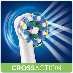 Oral-B Cross Action 4p 4 pz Blu, Bianco - Vista aggiuntiva 8