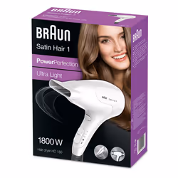 Braun Satin Hair 1 PowerPerfection Asciugacapelli HD180 - Potente. Compatto. Leggero. - Vista aggiuntiva 6