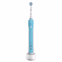 Oral-B PRO 700 Sensi Ultrathin Adulto Spazzolino rotante-oscillante Blu - Vista aggiuntiva 7
