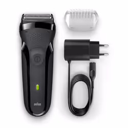 Braun Series 3 300 s Rasoio Elettrico Ricaricabile, Rasoio Da Barba Per Uomo, Nero - Vista aggiuntiva 6