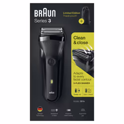Braun Series 3 301s Rasoio Trimmer Nero