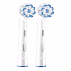 Oral-B EB 60-2, 2 pz, Blu, Bianco