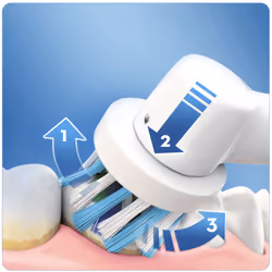 Oral-B SmartSeries Smart 4 4000N CrossAction Adulto Spazzolino rotante-oscillante Bianco - Vista aggiuntiva 5
