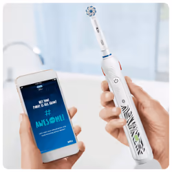 Oral-B Teen Spazzolino Elettrico Ricaricabile SmartSeries Sensi Ultrathin per Teenager Con 1 Manico e 2 Testine Di Ricambio - Vista aggiuntiva 5