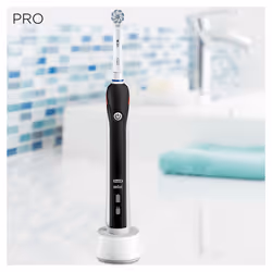 Oral-B PRO 2 2000S Sensi Ultrathin Adulto Spazzolino rotante-oscillante Nero, Bianco - Vista aggiuntiva 5