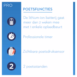 Oral-B PRO 2 2000S Sensi Ultrathin Adulto Spazzolino rotante-oscillante Nero, Bianco - Vista aggiuntiva 7