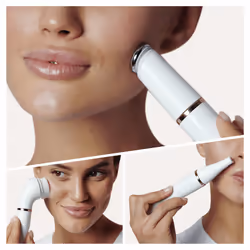 Braun FaceSpa Pro SE911, Bellezza Viso Epilatore Tutto-In-Uno, Incluso Epilatore Per Il Viso Con Dieci Micro Fori, Testina Tonificante E Spazzola Di Pulizia, Ricaricabile Con 90 Minuti Di Uso Senza Fili - Vista aggiuntiva 5