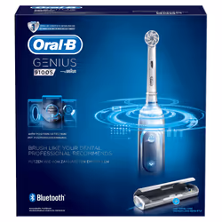 Oral-B Genius 9100S Sensi Ultrathin Adulto Spazzolino rotante-oscillante Bianco - Vista aggiuntiva 4