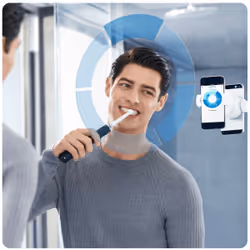 Oral-B Genius 9100S Sensi Ultrathin Adulto Spazzolino rotante-oscillante Nero - Vista aggiuntiva 8